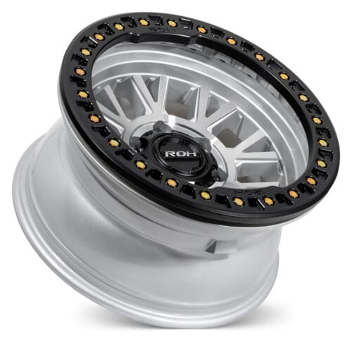 BL01 bedlock machined with black lip gold bolts concave