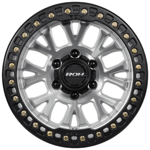 Machined + Black Ring + Gold Bolts