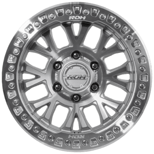 Machined + Machined Ring + Silver Bolts